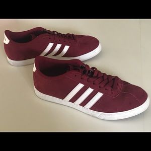 adidas womens burgundy shoes